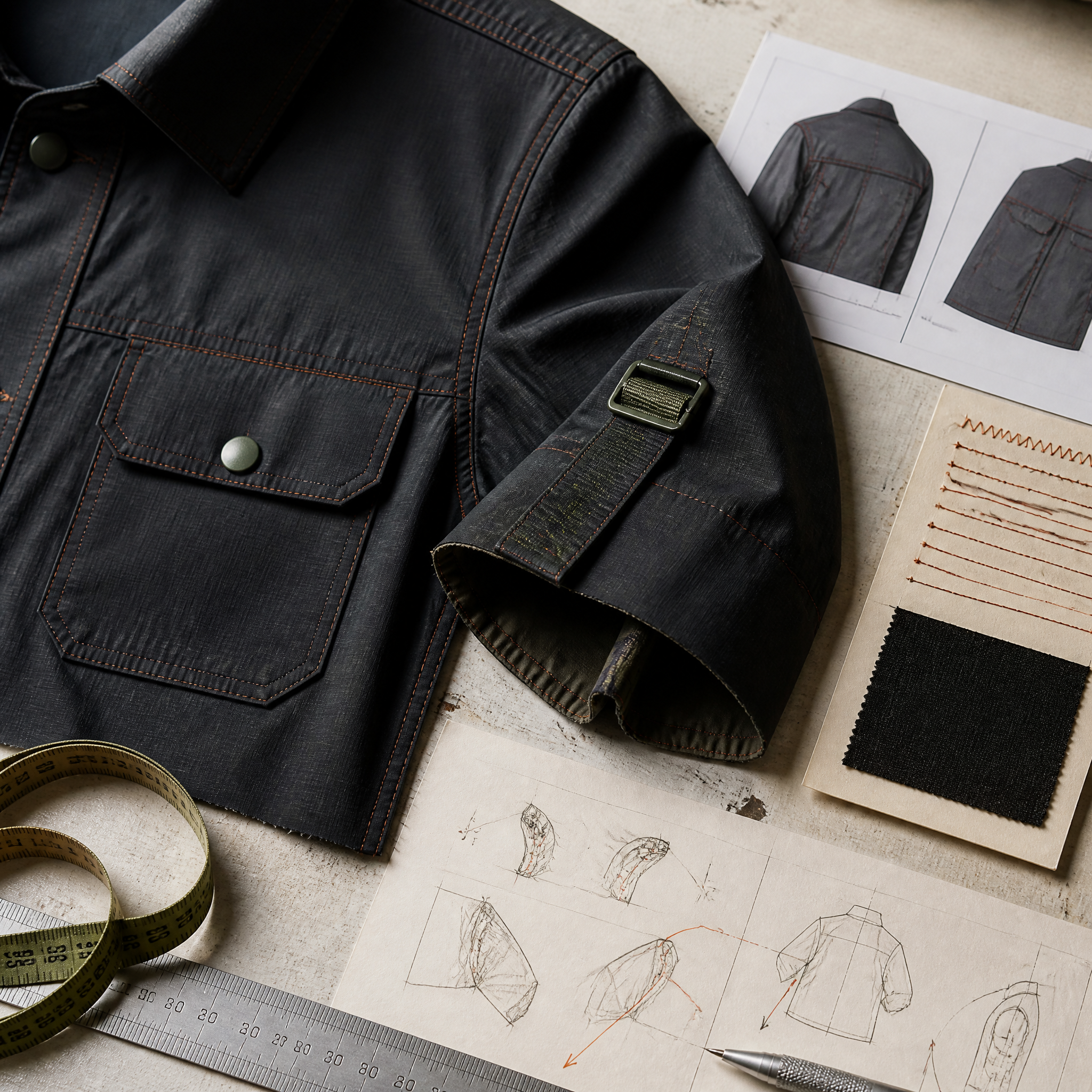 P01-005 — APPAREL DESIGN & DEVELOPMENT — REFERENCE PORTRAIT · ORIGINAL CROP — CTX MADE ASSET