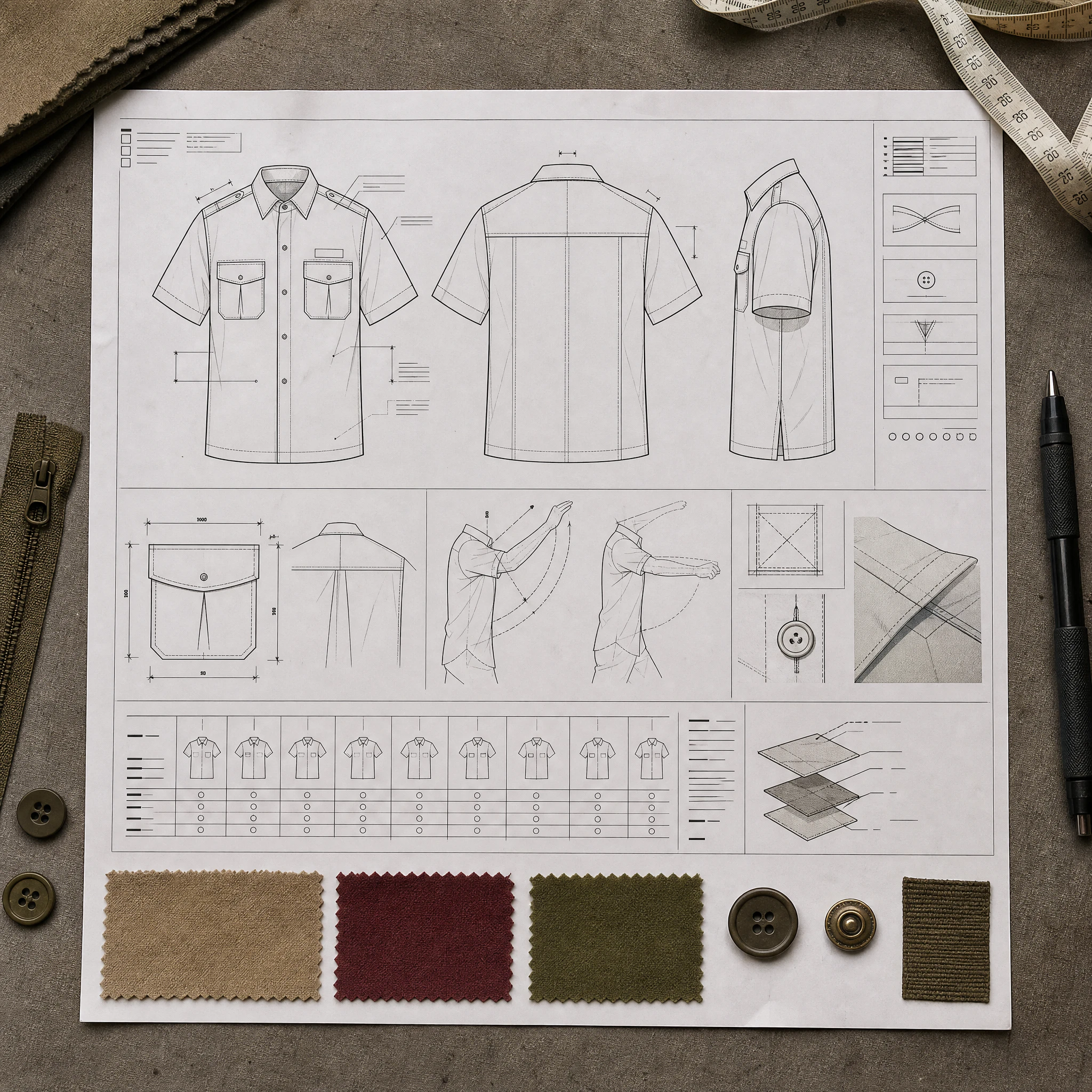 P02-004 — UNIFORMS & SERVICEWEAR — REFERENCE PORTRAIT · ORIGINAL CROP — CTX MADE ASSET